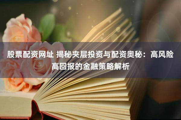 股票配资网址 揭秘夹层投资与配资奥秘：高风险高回报的金融策略解析