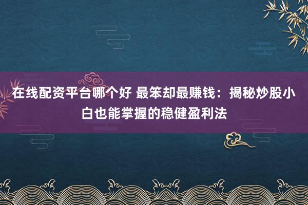 在线配资平台哪个好 最笨却最赚钱：揭秘炒股小白也能掌握的稳健盈利法