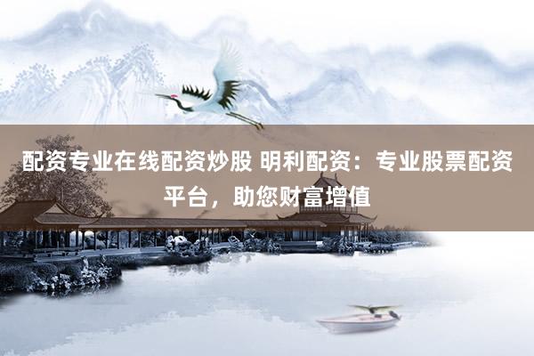 配资专业在线配资炒股 明利配资：专业股票配资平台，助您财富增值