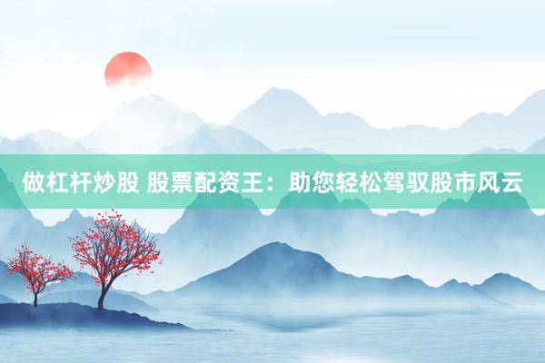 做杠杆炒股 股票配资王：助您轻松驾驭股市风云