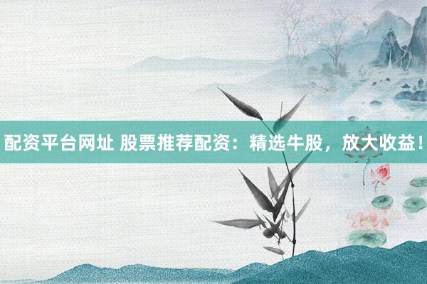 配资平台网址 股票推荐配资：精选牛股，放大收益！